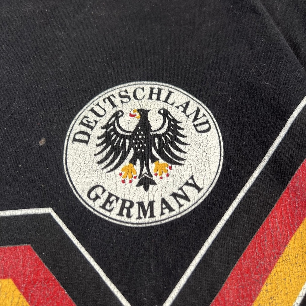 Germany Vintage World Cup Shirt Mens 2XL Black Soccer Deutschland 2006 Sanmarino - Picture 2 of 7